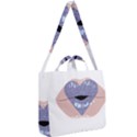 Lips -18 Square Shoulder Tote Bag View2