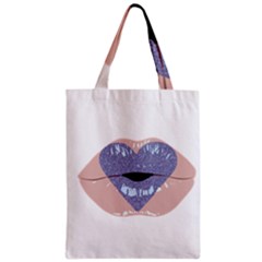 Lips -18 Zipper Classic Tote Bag by SychEva