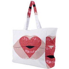 Lips -16 Simple Shoulder Bag