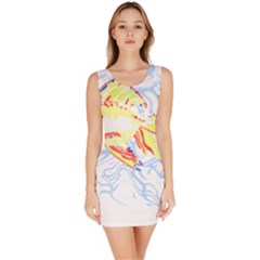 Fishing Lover T- Shirtfish T- Shirt (1) Bodycon Dress by EnriqueJohnson