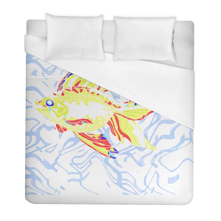 Fishing Lover T- Shirtfish T- Shirt (1) Duvet Cover (Full/ Double Size)