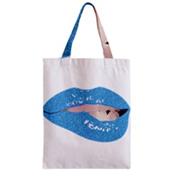 Lips -21 Zipper Classic Tote Bag by SychEva