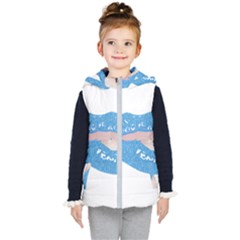 Lips -21 Kids  Hooded Puffer Vest