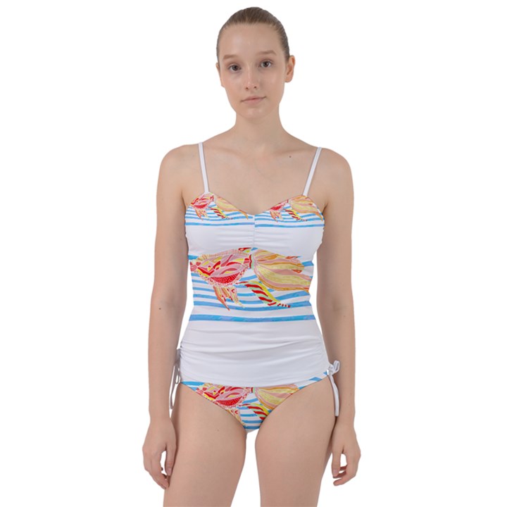 Fishing Lover T- Shirtfish T- Shirt (3) Sweetheart Tankini Set