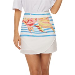 Fishing Lover T- Shirtfish T- Shirt (3) Mini Front Wrap Skirt by EnriqueJohnson