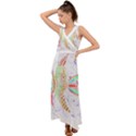 Fishing Lover T- Shirtfish T- Shirt (5) V-Neck Chiffon Maxi Dress View1