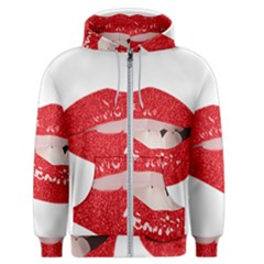 Lips -25 Men s Zipper Hoodie by SychEva