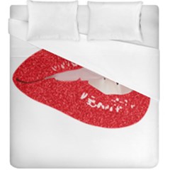 Lips -25 Duvet Cover (king Size) by SychEva