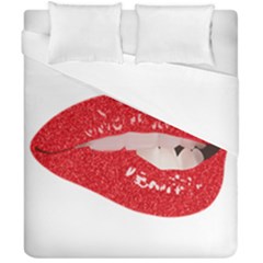 Lips -25 Duvet Cover Double Side (california King Size) by SychEva