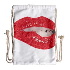 Lips -25 Drawstring Bag (large) by SychEva