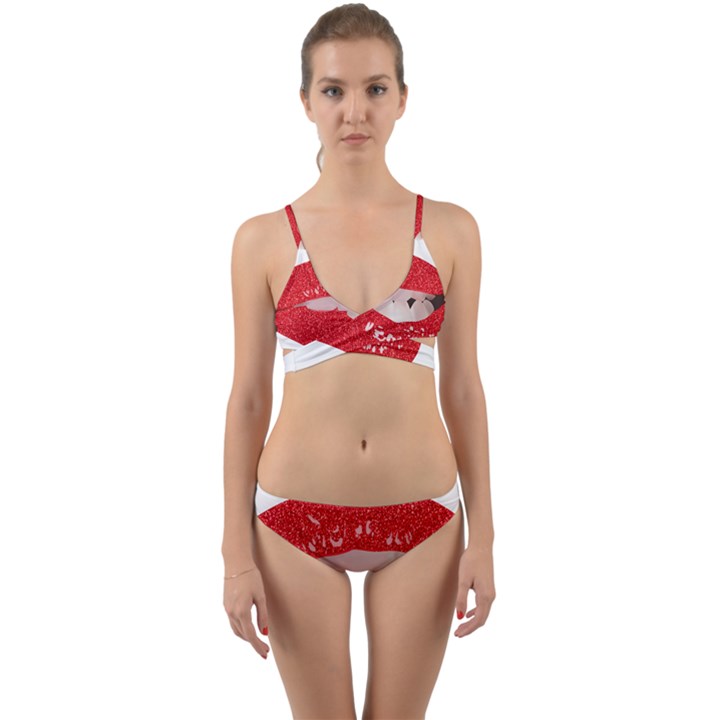 Lips -25 Wrap Around Bikini Set