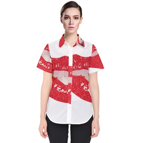 Lips -25 Women s Short Sleeve Shirt by SychEva