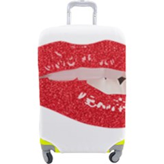 Lips -25 Luggage Cover (large) by SychEva