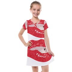 Lips -25 Kids  Cross Web Dress by SychEva