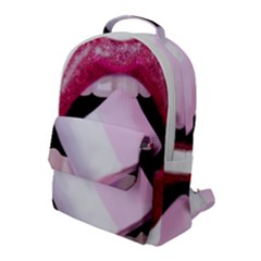 Lips -5 Flap Pocket Backpack (large) by SychEva