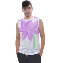 Floral Illustration T- Shirt A Delicate Flower T- Shirt Men s Regular Tank Top by EnriqueJohnson