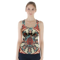 Skull Grateful Dead Phone Gratefuldead Racer Back Sports Top by Sarkoni