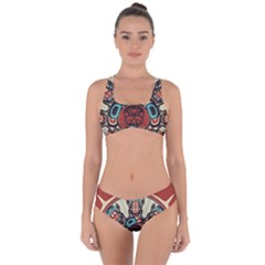 Skull Grateful Dead Phone Gratefuldead Criss Cross Bikini Set by Sarkoni