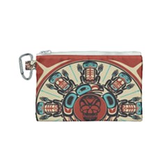 Skull Grateful Dead Phone Gratefuldead Canvas Cosmetic Bag (small) by Sarkoni