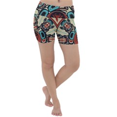 Skull Grateful Dead Phone Gratefuldead Lightweight Velour Yoga Shorts by Sarkoni