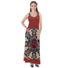 Skull Grateful Dead Phone Gratefuldead Sleeveless Velour Maxi Dress by Sarkoni