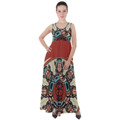 Skull Grateful Dead Phone Gratefuldead Empire Waist Velour Maxi Dress by Sarkoni