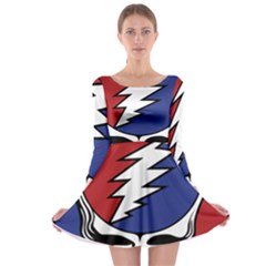 Grateful Dead Long Sleeve Skater Dress by Sarkoni