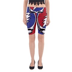 Grateful Dead Yoga Cropped Leggings by Sarkoni