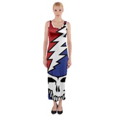 Grateful Dead Fitted Maxi Dress by Sarkoni