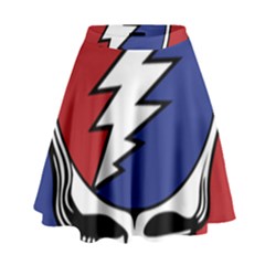 Grateful Dead High Waist Skirt by Sarkoni