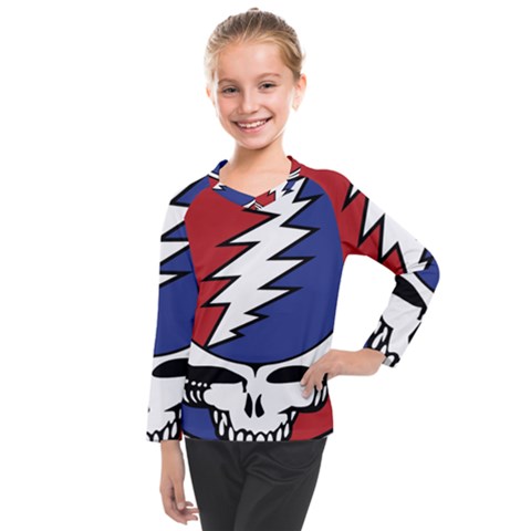 Grateful Dead Kids  Long Mesh T-shirt by Sarkoni