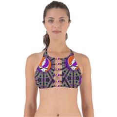 Gratefuldead Grateful Dead Pattern Perfectly Cut Out Bikini Top by Sarkoni