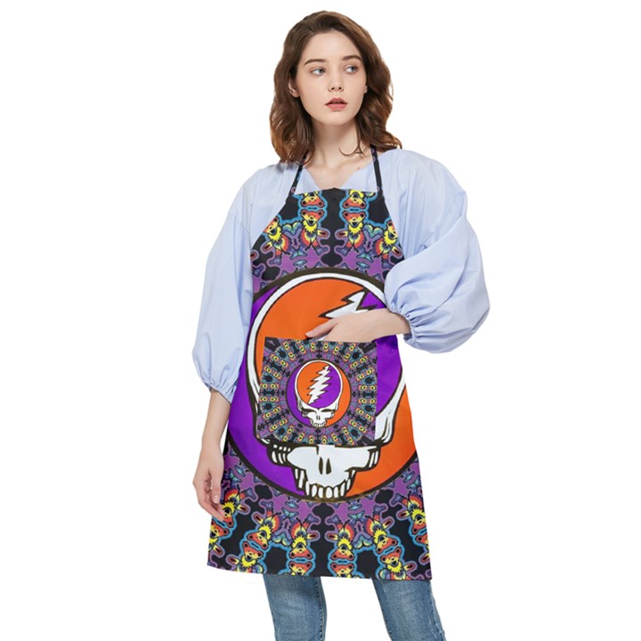 Gratefuldead Grateful Dead Pattern Pocket Apron