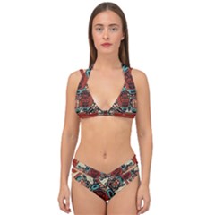 Grateful-dead-pacific-northwest-cover Double Strap Halter Bikini Set by Sarkoni