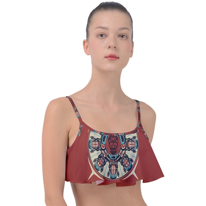 Grateful-dead-pacific-northwest-cover Frill Bikini Top