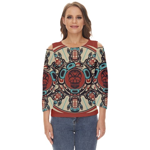 Grateful-dead-pacific-northwest-cover Cut Out Wide Sleeve Top by Sarkoni