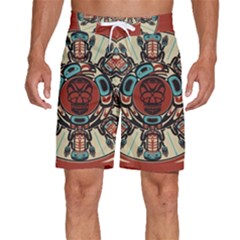 Grateful-dead-pacific-northwest-cover Men s Beach Shorts by Sarkoni