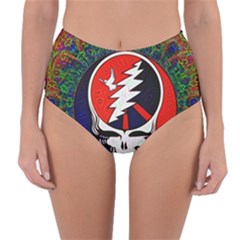 Grateful Dead - Reversible High-waist Bikini Bottoms by Sarkoni