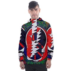 Grateful Dead - Men s Front Pocket Pullover Windbreaker