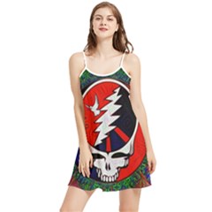 Grateful Dead - Summer Frill Dress by Sarkoni