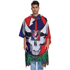 Grateful Dead - Men s Hooded Rain Ponchos by Sarkoni