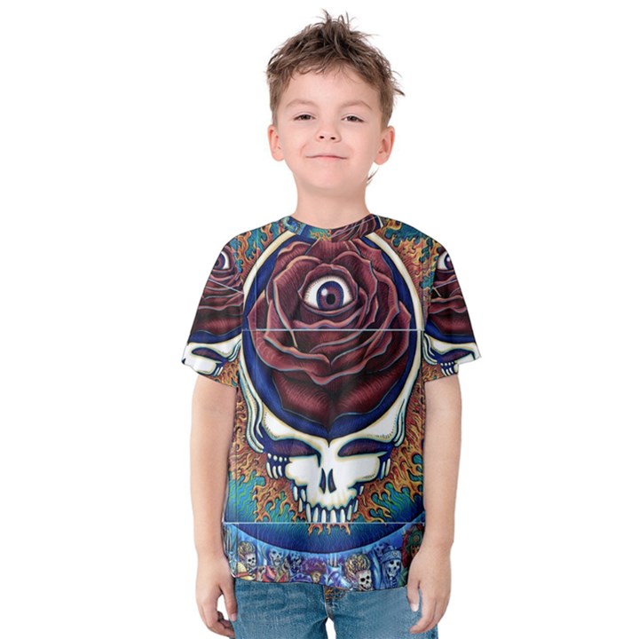 Grateful-dead-ahead-of-their-time Kids  Cotton T-Shirt