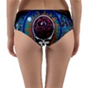 Grateful-dead-ahead-of-their-time Reversible Mid-Waist Bikini Bottoms View4