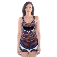 Grateful-dead-ahead-of-their-time Skater Dress Swimsuit by Sarkoni