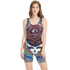 Grateful-dead-ahead-of-their-time Women s Wrestling Singlet by Sarkoni