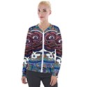 Grateful-dead-ahead-of-their-time Velvet Zip Up Jacket View1