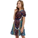 Grateful-dead-ahead-of-their-time Kids  Puff Sleeved Dress View3