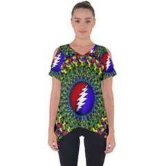 Grateful Dead Cut Out Side Drop T-shirt by Sarkoni