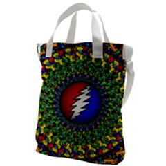 Grateful Dead Canvas Messenger Bag by Sarkoni