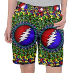 Grateful Dead Women s Pocket Shorts by Sarkoni